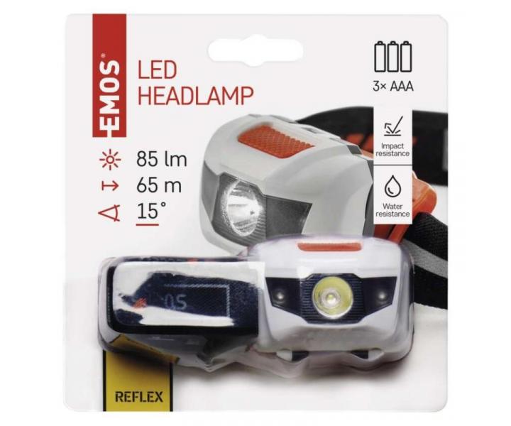 LED elovka P3521, 85 lm, 65 m, 3 AAA Emos P3521