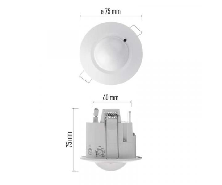 MW senzor (pohybov idlo) IP20 1200W, bl Emos G1190