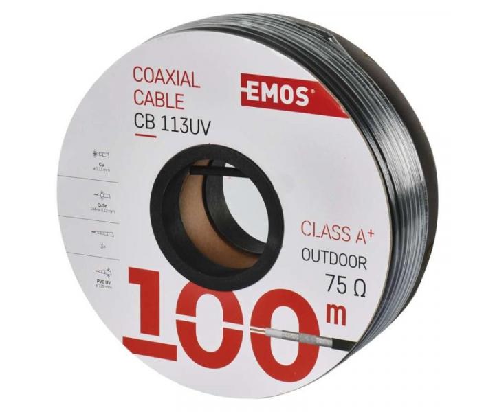 Koaxiln kabel CB113UV Emos S5265 - 1 metr