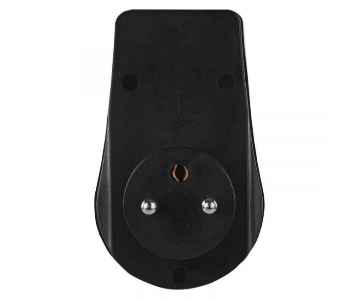 Zsuvka s vypnaem, IP44, ern Emos P00271