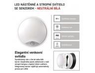 LED pisazen svtidlo ZURI s pohyb. idl., kruhov /b 14W n.b. Emos ZM3231