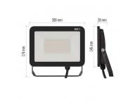 LED reflektor INOVO 50W, antracit,  neutrln bl Emos ZS2642