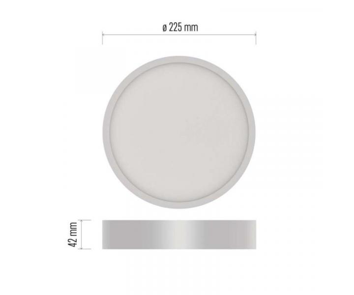 LED pisazen svtidlo NEXXO, kruhov, bl, 21W, neutrln bl Emos ZM5145