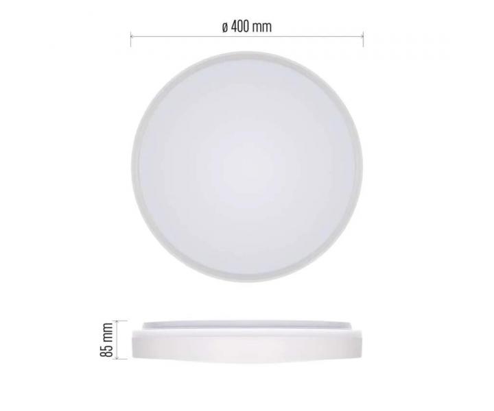 Kruhov pisazen LED svtidlo Emos Livi ZM5162, 40 cm, 30 W, tepl-studen bl, stmvateln