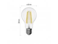 LED rovka Emos Filament A60 ZF5164D, E27, 11 W (100 W), tepl bl - stmvateln