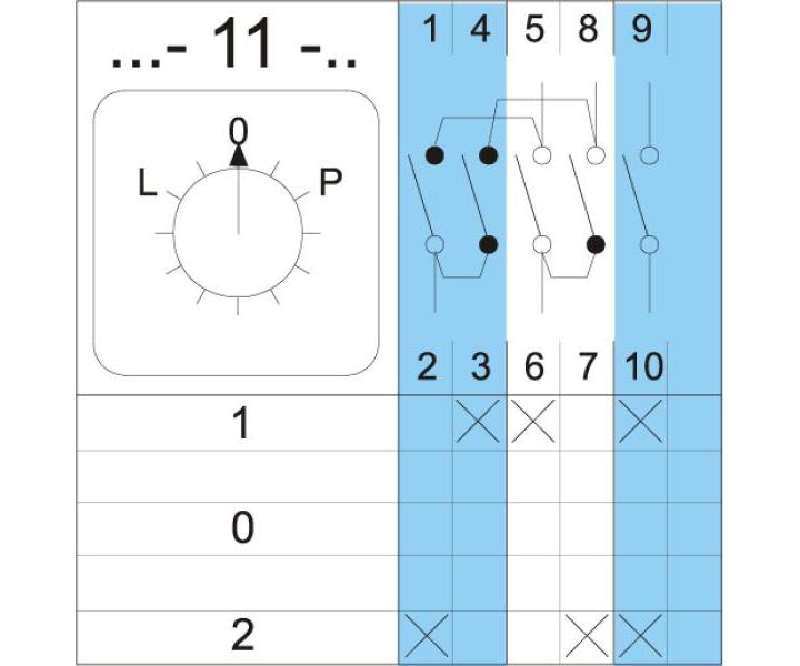 Va�kov� sp�na� reverzn� Apator 4G63-11-PK, 3-p�l, 63 A