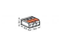 Svorka s pkou Wago 221-413 - 3x4 mm2