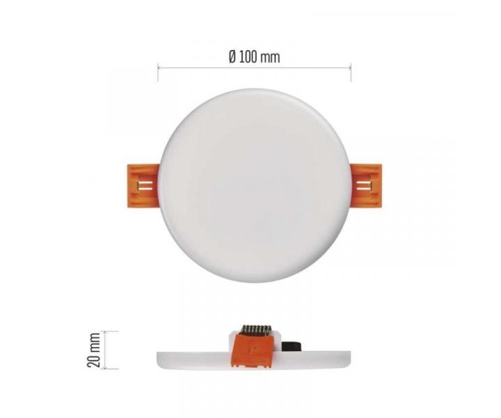 LED vestavn svtidlo VIXXO, kruhov, bl, 7,5W neut. bla, IP65 Emos ZV1122