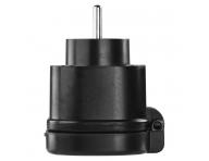 Dlkov ovldan zsuvky IP44, ern Emos P0067