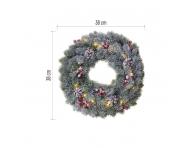 LED vnon vnec zasnen, 38 cm, 2x AA, vnitn, tepl bl, asova Emos DCTW06