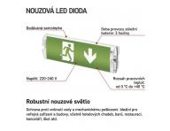 LED Nouzov svtidlo NESSI 3W 3h IP65 Emos ZN1110