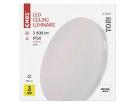 LED pisazen svtidlo TORI, kruhov bl 36W neutrln b., IP54 Emos ZM4325