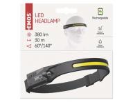 COB LED nabjec elovka P3541, 380 lm, 30 m, Li-Pol 1200 mAh Emos P3541