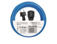 Poas odoln prodluovac kabel 20 m / 1 zsuvka / modr / PVC / 230 V / 1,5 mm2 Emos P01420W