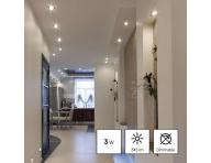 LED rovka Classic MR16 stbrn/ GU10 / 3 W (32 W) / 345 lm / neutrln bl Emos ZQ8E18