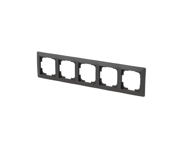 Rmeek ptinsobn, pro vodorovnou i svislou mont ABB Zoni 3901T-A00050 137 - matn ern / bl