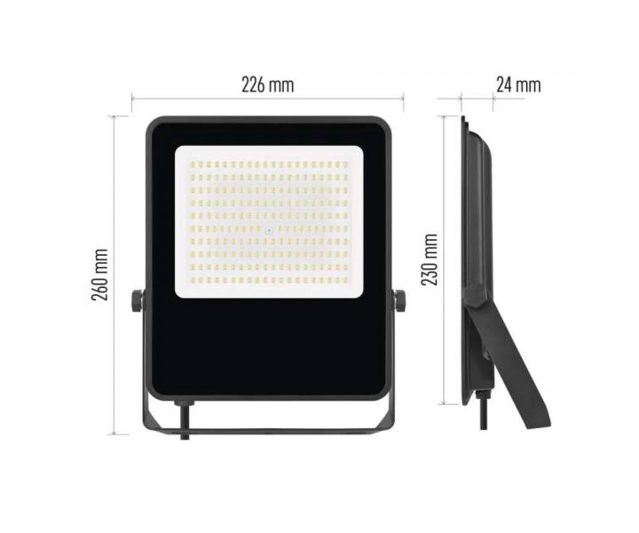 LED reflektor Emos Visio ZS2553, IP65, 100 W, ern, neutrln bl