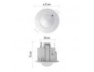 MW senzor (pohybov idlo) IP20 1200W, bl Emos G1190