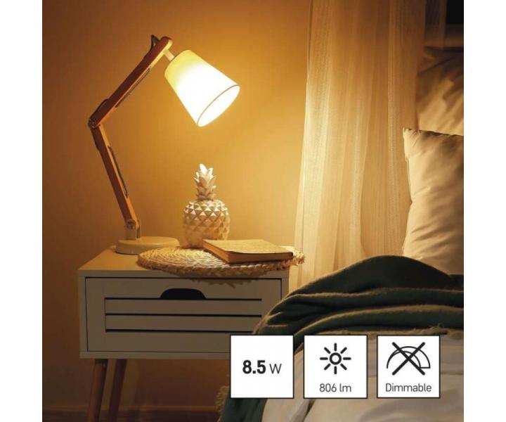 LED rovka Classic A60 / E27 / 8,5 W (60 W) / 806 lm / tepl bl Emos ZQ5140