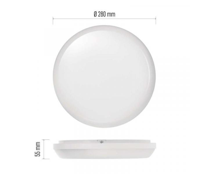 LED pisazen svtidlo DORI, kruhov bl 24,5W neutr.b., IP54 Emos ZM4312
