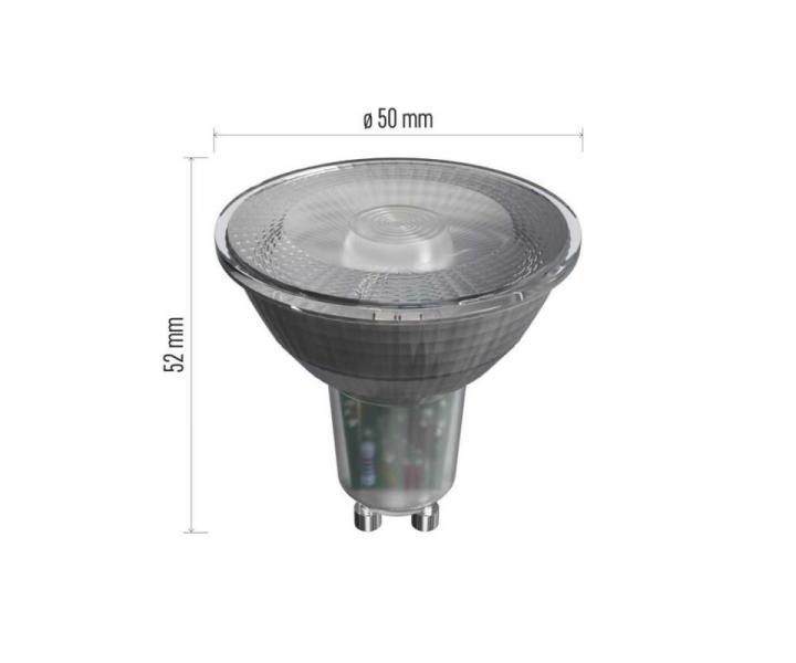 LED rovka Classic MR16 / GU10 / 4,2 W (36 W) / 333 lm / tepl bl Emos ZQ8333
