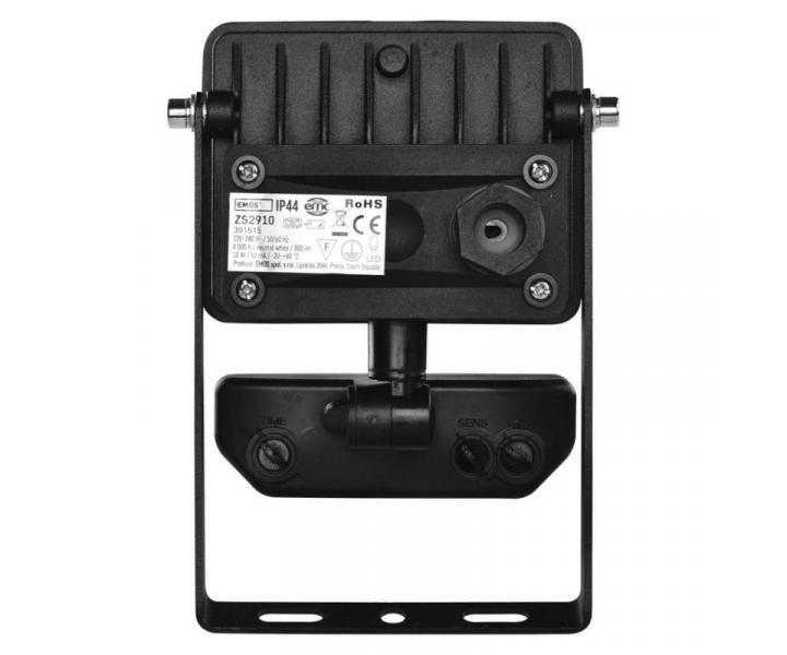 LED reflektor ILIO s pohybovm idlem, 10,5W, ern, neutrln bl Emos ZS2910