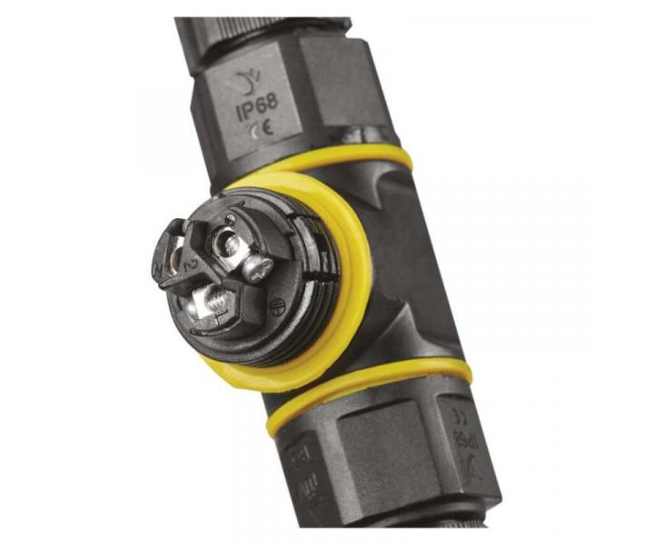 Kabelov T spojka plastov IP68 Emos ZS9030
