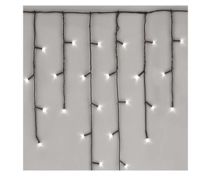 Standard LED spojovac vnon etz  rampouchy, 2,5 m, venkovn, studen bl Emos D1CC01