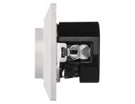 Zsuvka s USB 2,1A max., bl Emos A6000.0