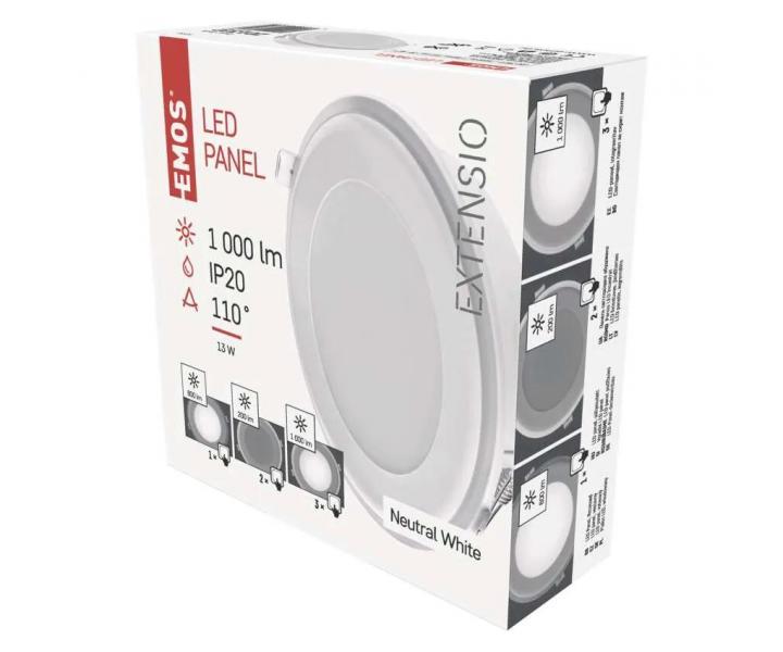 Kruhov podhledov LED svtidlo Emos Extensio ZD1322, 13 W, neutrln bl