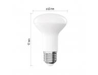 LED rovka Emos Classic R63 ZQ7E43, E27, 7 W (60 W), neutrln bl