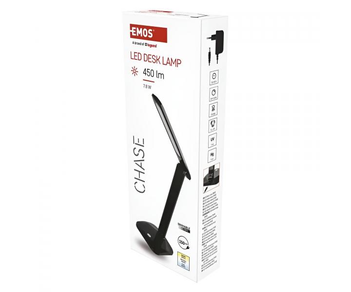 Stoln LED lampa Emos Chase Z7619B, 7,2 W - ern