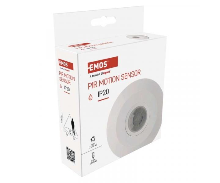 PIR senzor (pohybov idlo) IP20 2000W, bl Emos G1150