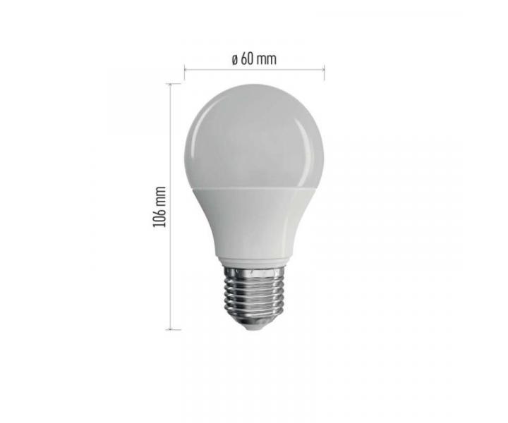 LED rovka Classic A60 / E27 / 8,5 W (60 W) / 806 lm / tepl bl Emos ZQ5140