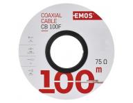Koaxiln kabel CB100F Emos S5141 - 1 metr