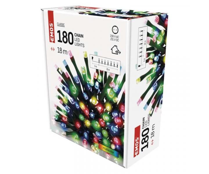 LED vnon etz, 18 m, venkovn i vnitn, multicolor, asova Emos D4AM04