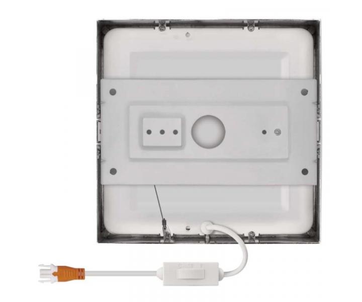 LED pisazen svtidlo NEXXO, tvercov, stbrn, 12,5W, se zmnou CCT Emos ZM6233