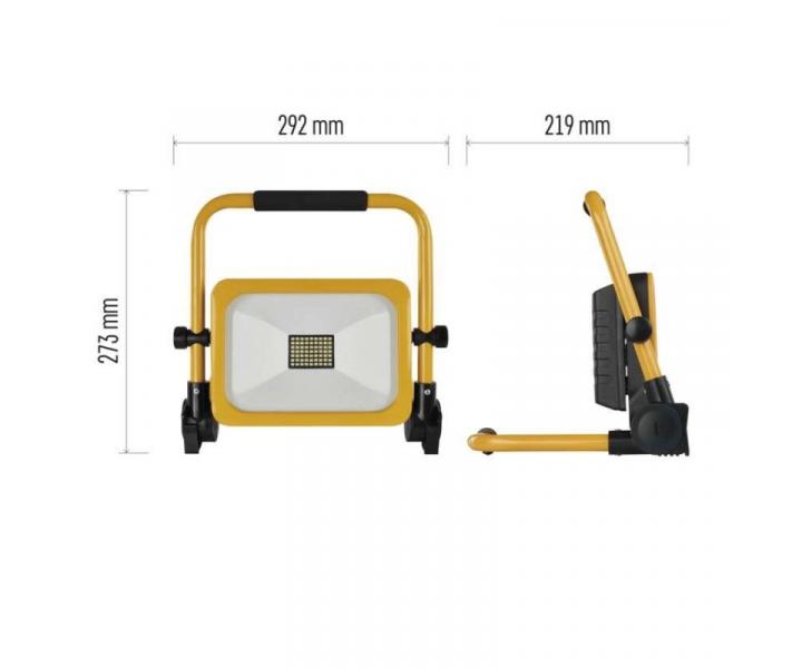 LED reflektor ACCO nabjec penosn, 30W, lut, studen bl Emos ZS2832