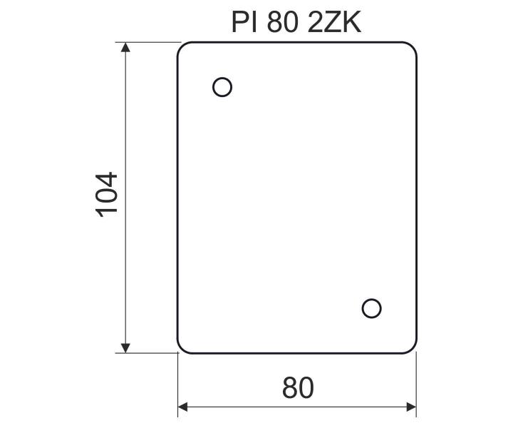 Podloka izolan, konfigurace XX, ed Kopos PI 80 2ZK_XX
