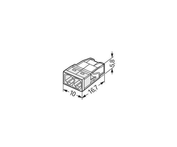 Svorka Wago 2273-202 - 2x2,5 mm2