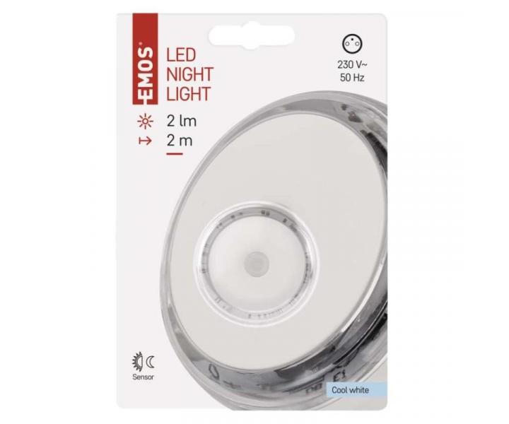 LED non svtlo P3306 s fotosenzorem do zsuvky Emos P3306