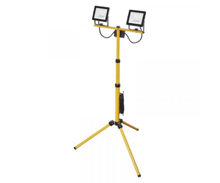 LED reflektor HOBBY SLIM, 2 20,5W + trojnoka, lut, neutrln bl Emos ZS2221.2