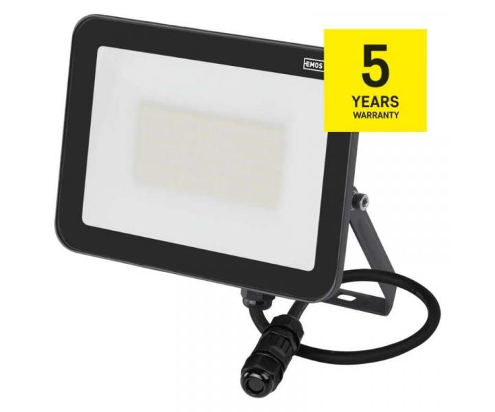 LED reflektor INOVO 50W, antracit,  neutrln bl Emos ZS2642