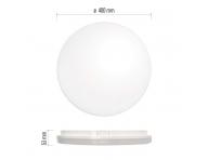LED pisazen svtidlo TORI, kruhov bl 36W neutrln b., IP54 Emos ZM4325