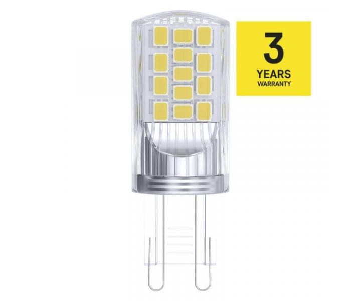 LED rovka Classic JC / G9 / 4 W (40 W) / 470 lm / neutrln bl Emos ZQ9545