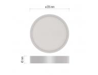 LED pisazen svtidlo NEXXO, kruhov, bl, 21W, neutrln bl Emos ZM5145