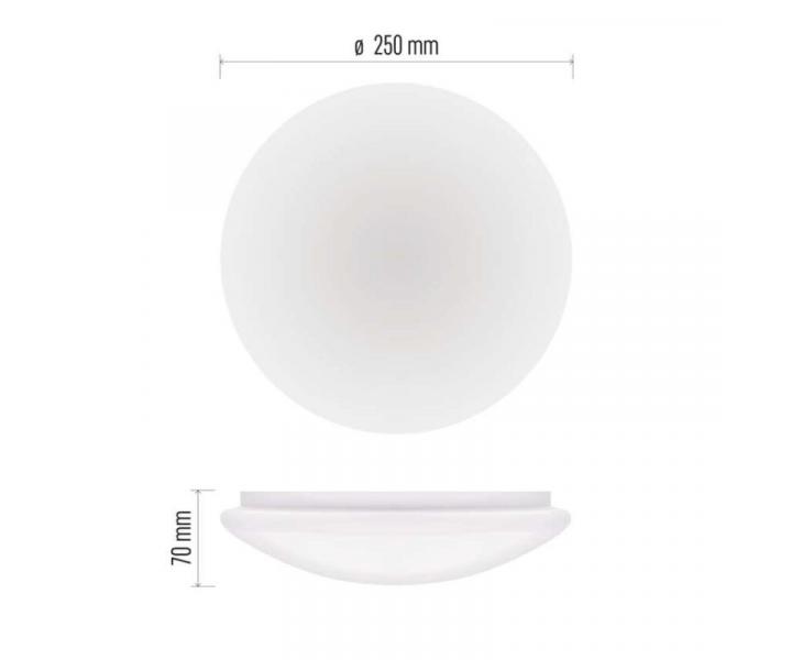 LED pisazen svtidlo TIVI, A CLASS, kruhov bl 5,5W, IP44, neutrln bl Emos ZM3405