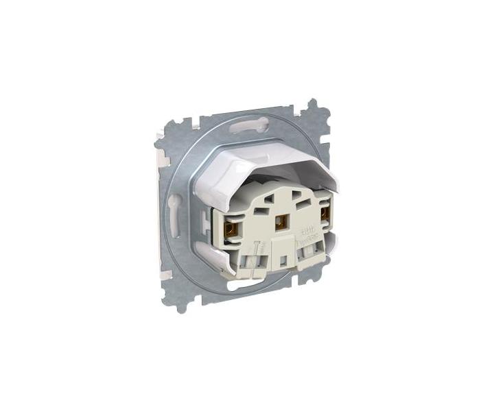Zsuvka jednonsobn, s clonkami, s vkem, IP44 ABB Zoni 6619T-A06995 500 - bl