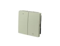 Kryt spnae aluziovho dlen, s potiskem ABB Zoni 3559T-A00662 243 - olivov