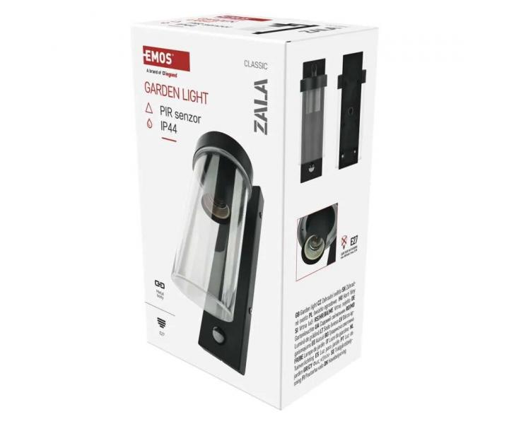 Zahradn nstnn svtidlo s idlem soumraku Emos Zala ZGC040P, IP44, E27, 15 W